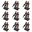 18pcs Chocolate Battle Droid Minifigures Lego Compatible Star Wars Set
