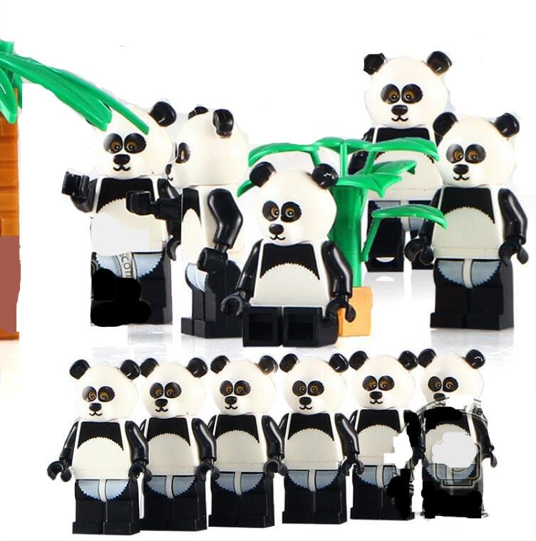 5pcs Kung Fu Panda Minifigures Lego Compatible movie Sets