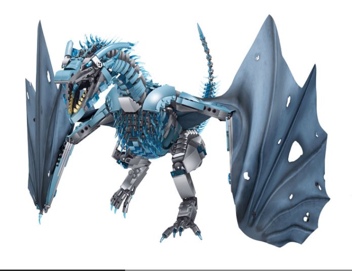 Frost Wyrm Minifigures Lego Compatible TV Set