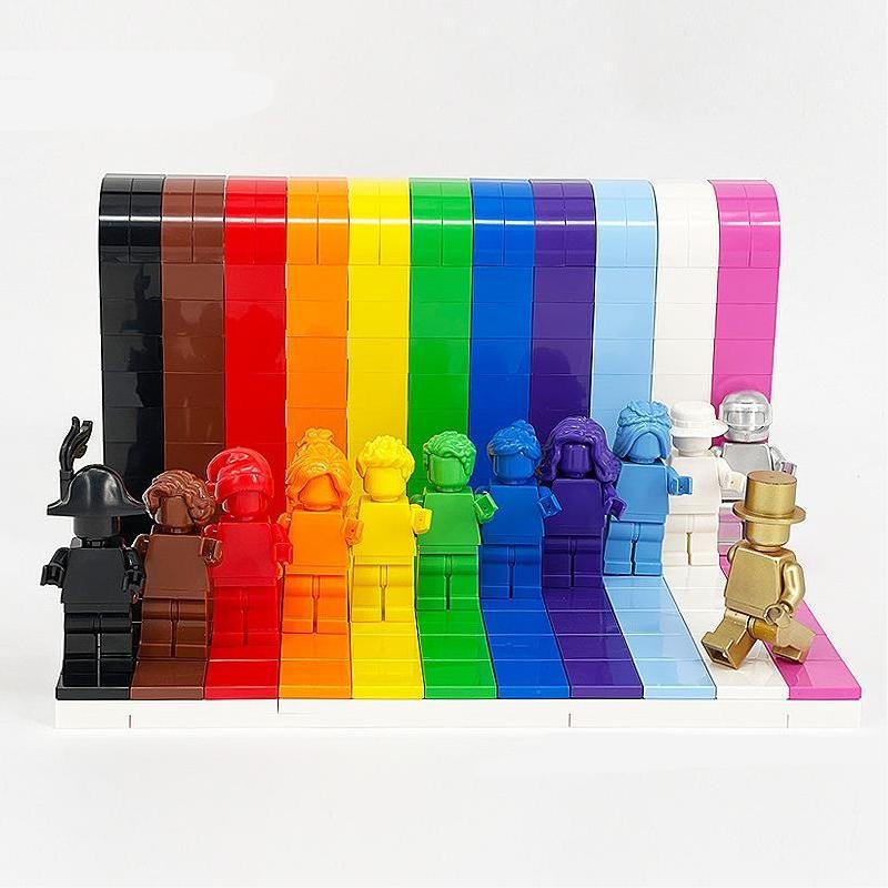 12pcs DIY Body Constitution Minifigures Lego Compatible Toy