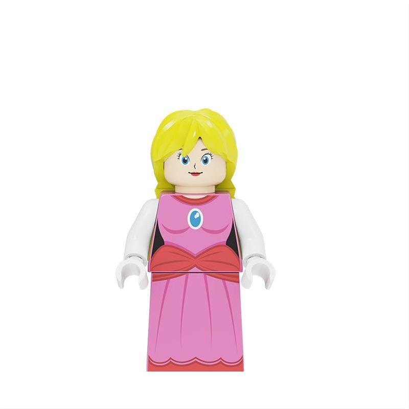 Peach Minifigures Lego Compatible Super Mario Minifigure