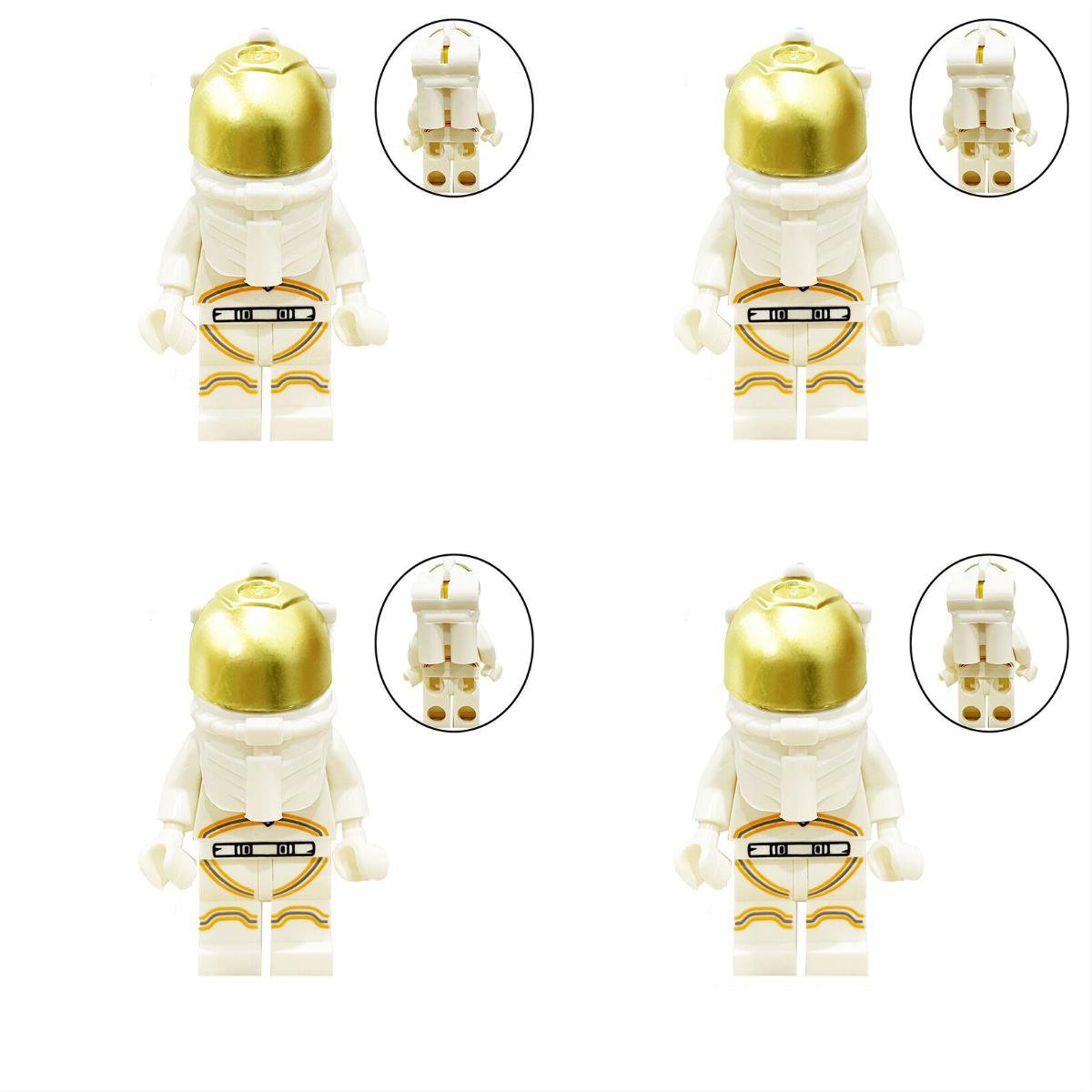 4pcs Alien Astronaut Minifigures Lego Compatible Alien Sets