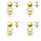 4pcs Alien Astronaut Minifigures Lego Compatible Alien Sets
