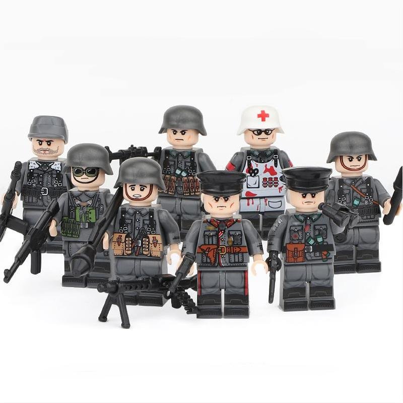 WW2 Germany Special Forces Brandenburger Minifigures Lego Compatible Military Set