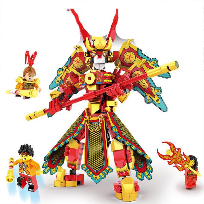 Sun Wukong Monkie Kid Mech Minifigures Lego Compatible Toy