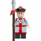 Green Camp soldier Minifigures Lego Compatible Qing Dynasty Minifigure