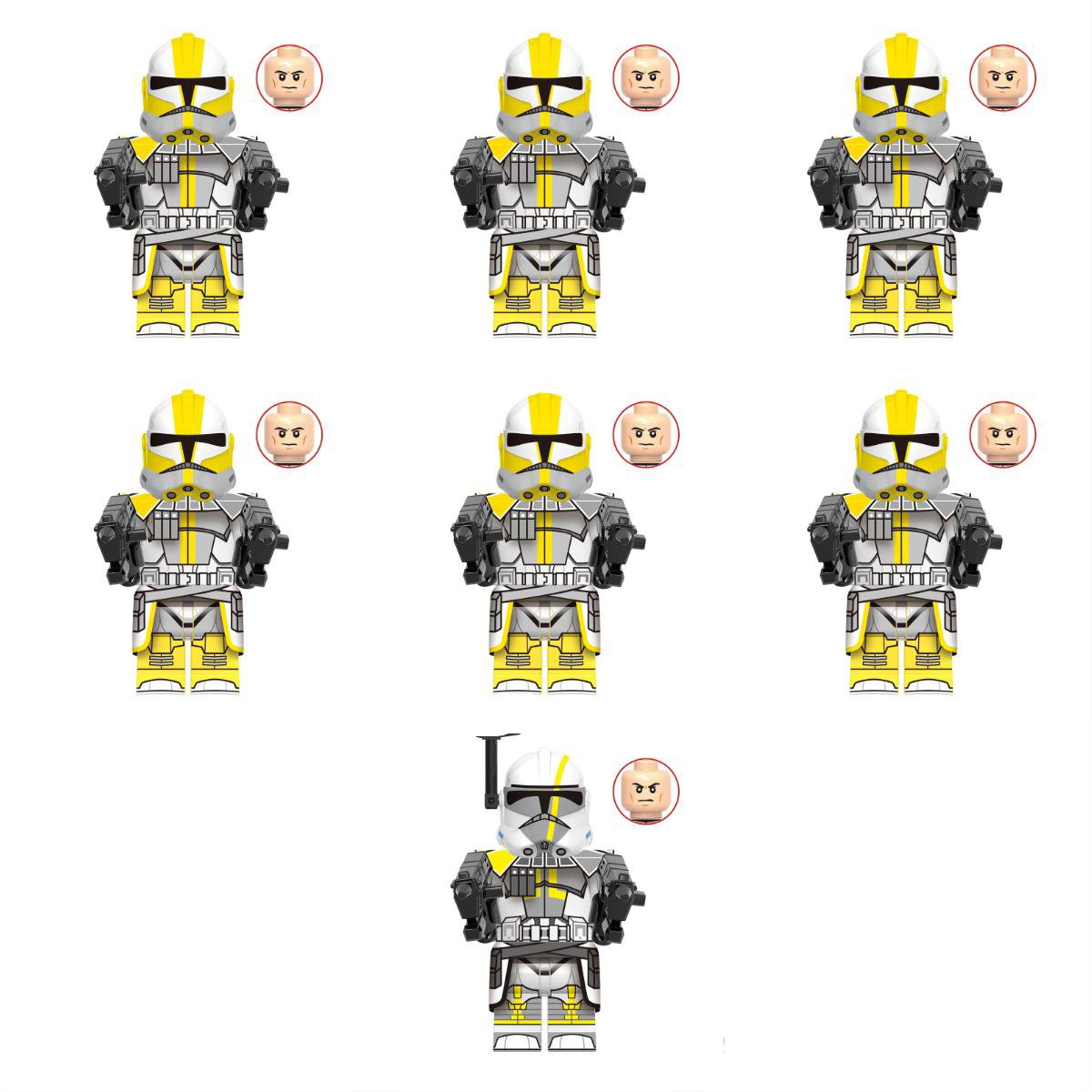 327th ARC Trooper ARC Commander Blitz Minifigures Lego Compatible Star Wars Set