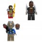 3pcs Erik Killmonger Minifigures Lego Compatible Super Heroes Sets
