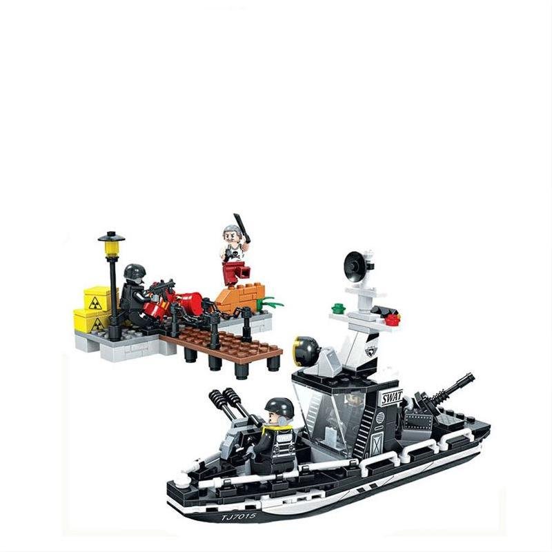 United States Coast Guard Swift Boat Minifigures Lego Compatible City ...