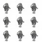 9pcs Ghost Minifigures Lego Compatible Hallowmas 2022