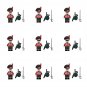 9pcs Scottish Bagpiper Soldiers Minifigures Lego Compatible British Army Set