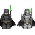 2pcs Armored Batman Minifigures Lego Compatible NEW Batman Set