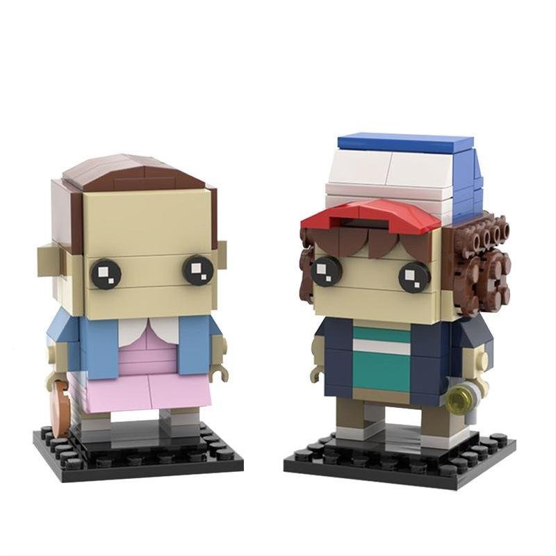Eleven Dustin Henderson BrickHeadz Minifigures Lego Compatible Stranger