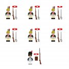 French Dragoon Grenadier Minifigures Lego Compatible Medieval Knight Sets