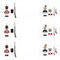 French Nepoleon Cuirassier VS UK Line Infantry Minifigures Lego Compatible Military Set