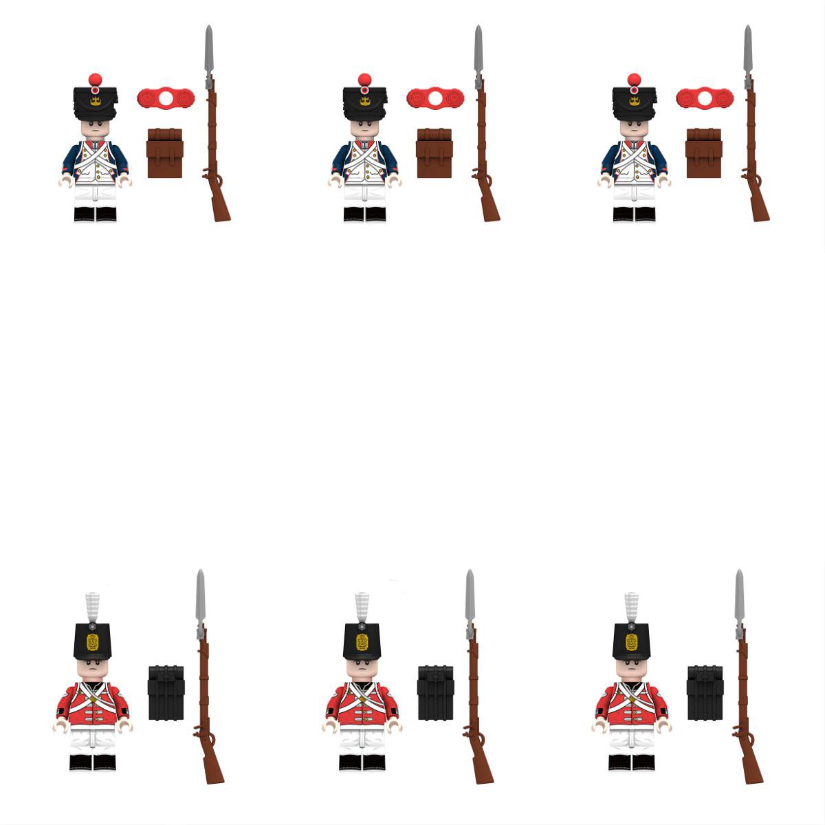 French Line Infantry VS Britain Line Infantry Minifigures Lego ...