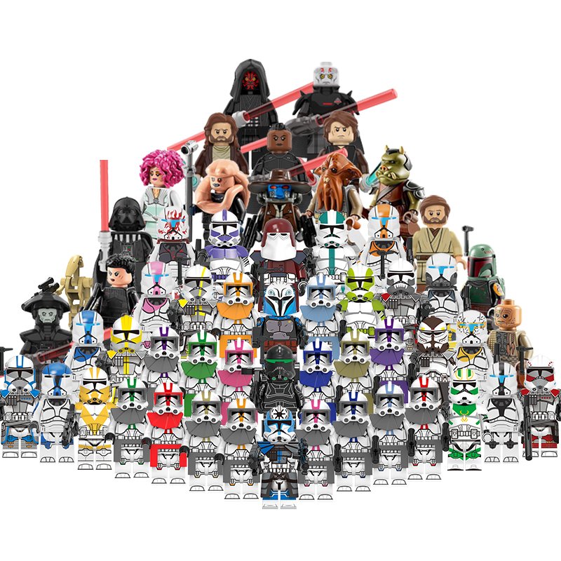 54pcs Star Wars Rebels TV character Minifigures Lego Compatible Toy