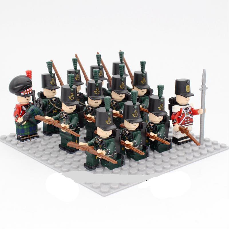 Royal Green Jackets Army group Minifigures Lego Compatible Napoleonic Wars Sets