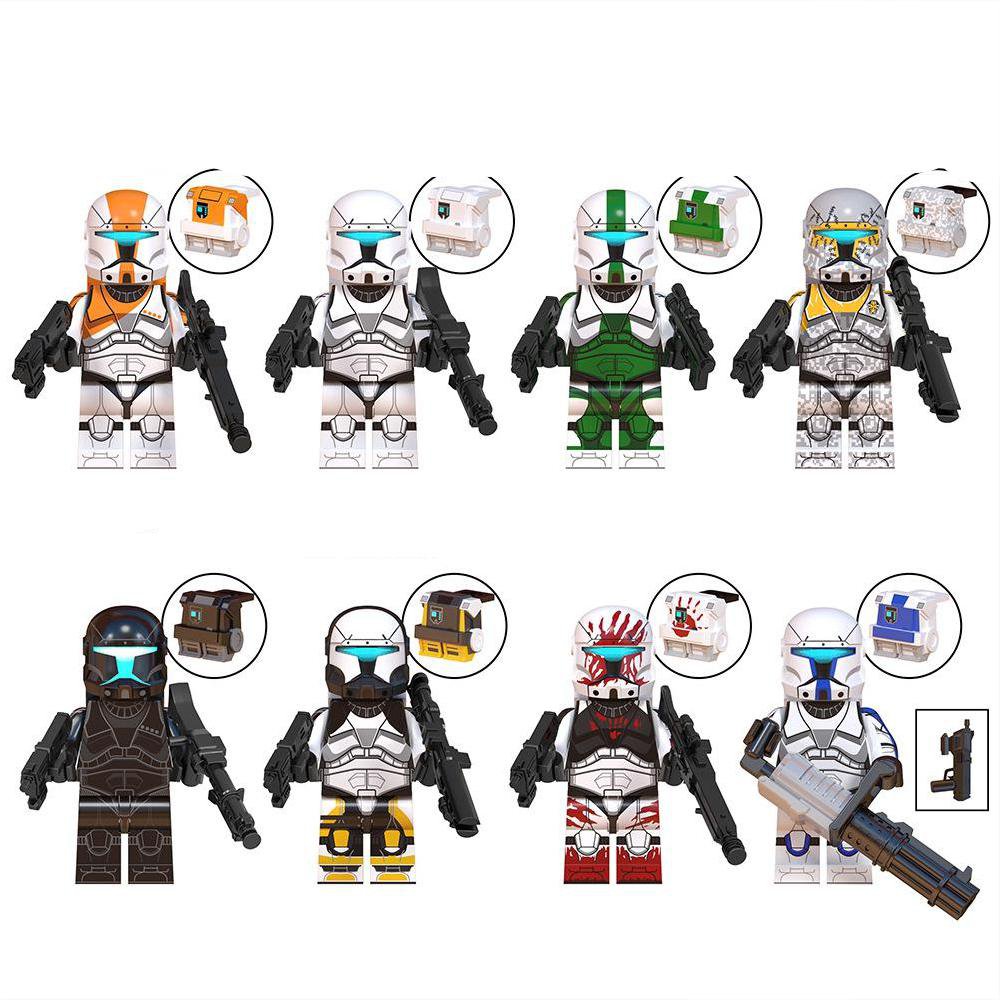 Omega Squad Sev Voca gregor Commandos Minifigures Lego Compatible Clone Troopers Sets