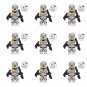 9pcs Gregor Minifigures Lego Compatible Star Wars The Clone Wars Set