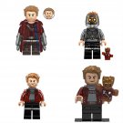 4pcs New Star-Lord Peter Quill Minifigures Lego Compatible Thor movie Sets
