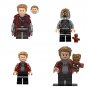 4pcs New Star-Lord Peter Quill Minifigures Lego Compatible Thor movie Sets