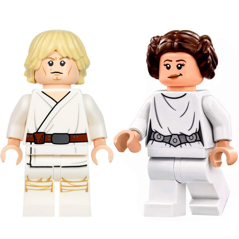 Anakin Skywalker Leia Organa Solo Minifigures Lego Compatible Star Wars Set