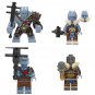 4pcs Big small Korg Minifigures Lego Compatible Thor Love and Thunder Sets