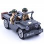 WW2 American troops American Willys Jeep Minifigures Lego Compatible Military Sets