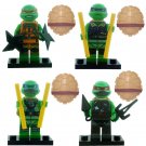 Leonardo Raphael Michelangelo Donatello Minifigures Lego Compatible TMNT Sets