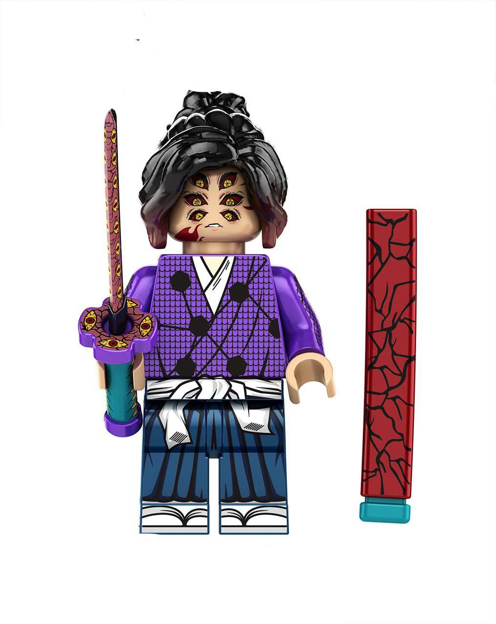 Kokushibo Minifigures Lego Compatible Demon Slayer Minifigure