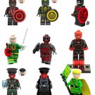 9pcs Red Skull Steve Rogers Minifigures Lego Compatible Super Heroes Sets