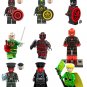 9pcs Red Skull Steve Rogers Minifigures Lego Compatible Super Heroes Sets