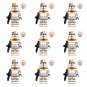 9pcs Clone Trooper Waxer Minifigures Lego Compatible Star Wars The Clone Wars Sets