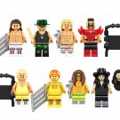 British Bulldog Undertaker Legion of Doom The Rockers Minifigures Lego Compatible Tumble Set