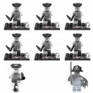 Officer Santos Ghost Zombie Captain Zombie soldier Minifigures Lego Compatible Toy