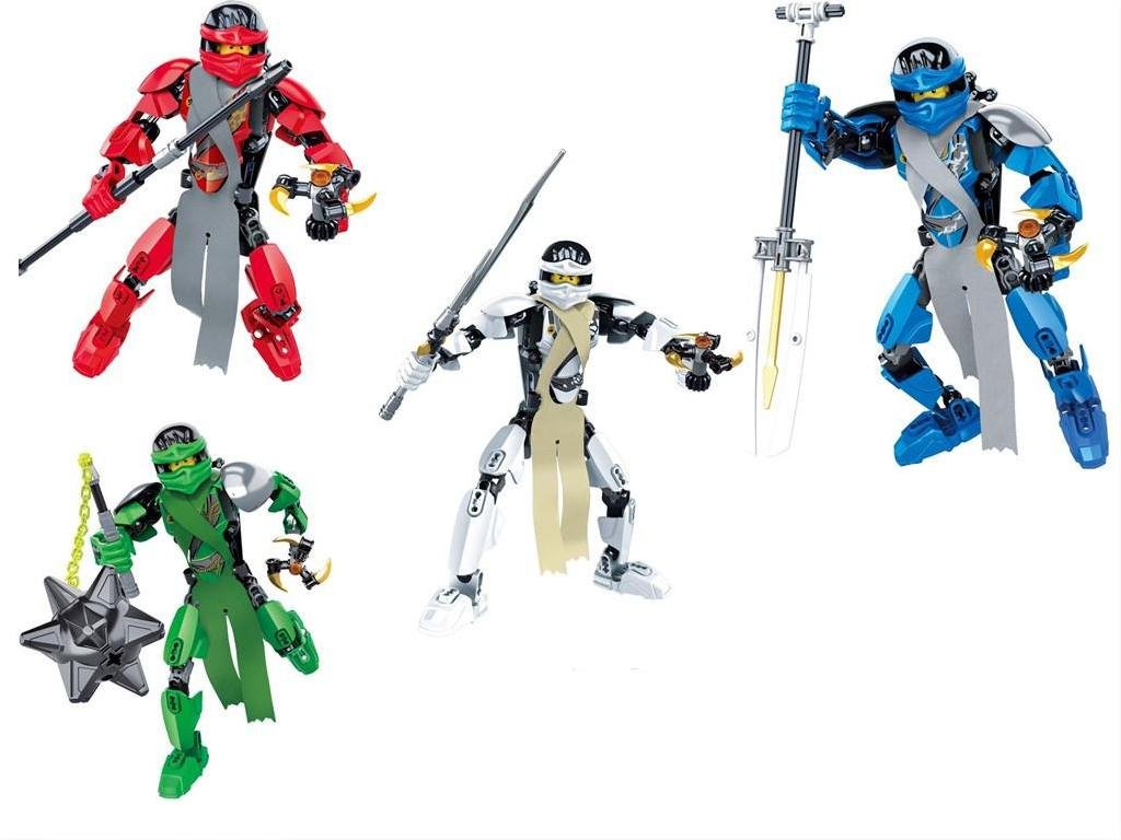 Big Kai Jay Lloyd Minifigures Lego Compatible Ninjago Sets