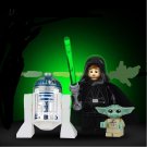 Luke Skywalker R2-D2 Grogu Minifigures Lego Compatible Star Wars TV Sets