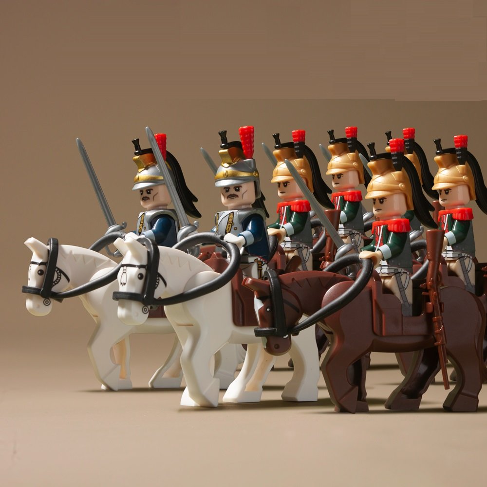 Napoleon Cavalry army Minifigures Lego Compatible Napoleonic Wars Sets