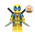 Yellow Deadpool Minifigures Lego Compatible Deadpool Minifigure