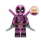 Pink Deadpool Minifigures Lego Compatible Deadpool Minifigure