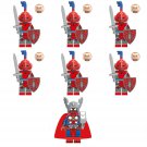 Knight Spider-Man Thor Spider-Man Minifigures Lego Compatible Super Hero Set