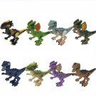 Dilophosaurus VS Velociraptor Minifigures Lego Compatible Jurassic World 3 Sets