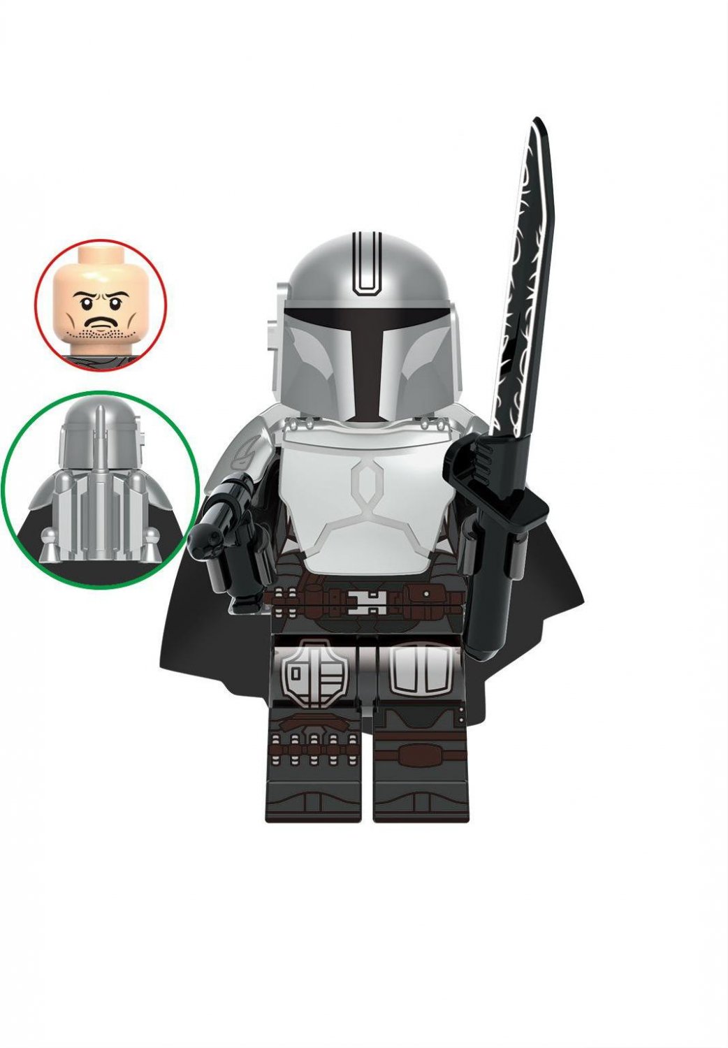Din Djarin Minifigures Lego Compatible Star Wars Minifigure