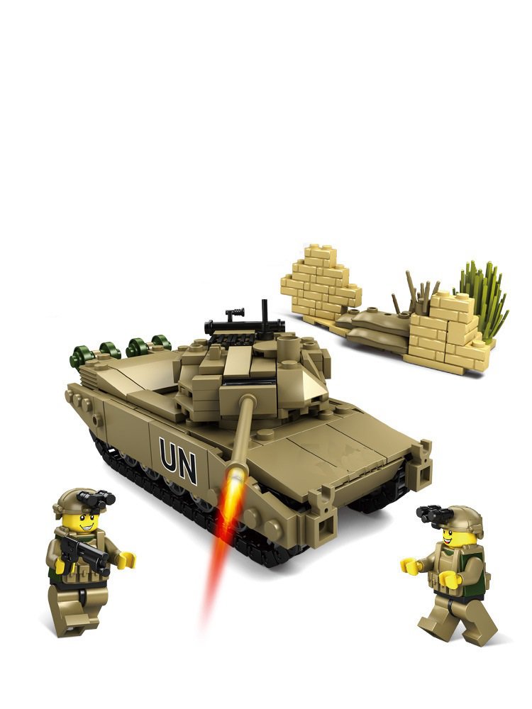 United Nations Peacekeeping Force Tank Minifigures Lego Compatible Military Sets