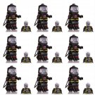9pcs Biochemical Suit Zombie Minifigures Lego Compatible Halloween Sets