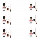 Swiss Grenadier VS British Fusilier Minifigures Lego Compatible European War Sets
