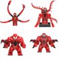 4pcs Big small Carnage Minifigures Lego Compatible Super Heroes Sets