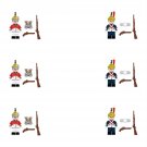 Dutch Dragoon VS Spanish Cuirasier Minifigures Lego Compatible European Seven Years War Sets