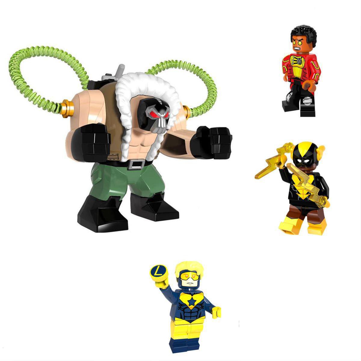 Firestorm Booster Gold Black Vulcan VS Bane Minifigures Lego Compatible Super Heroes Sets